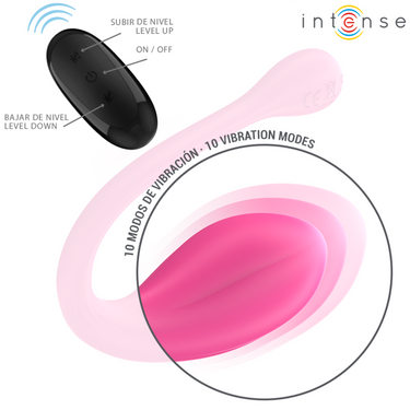 Vibratore U Janice Intense con 10 modalità di vibrazione e telecomando